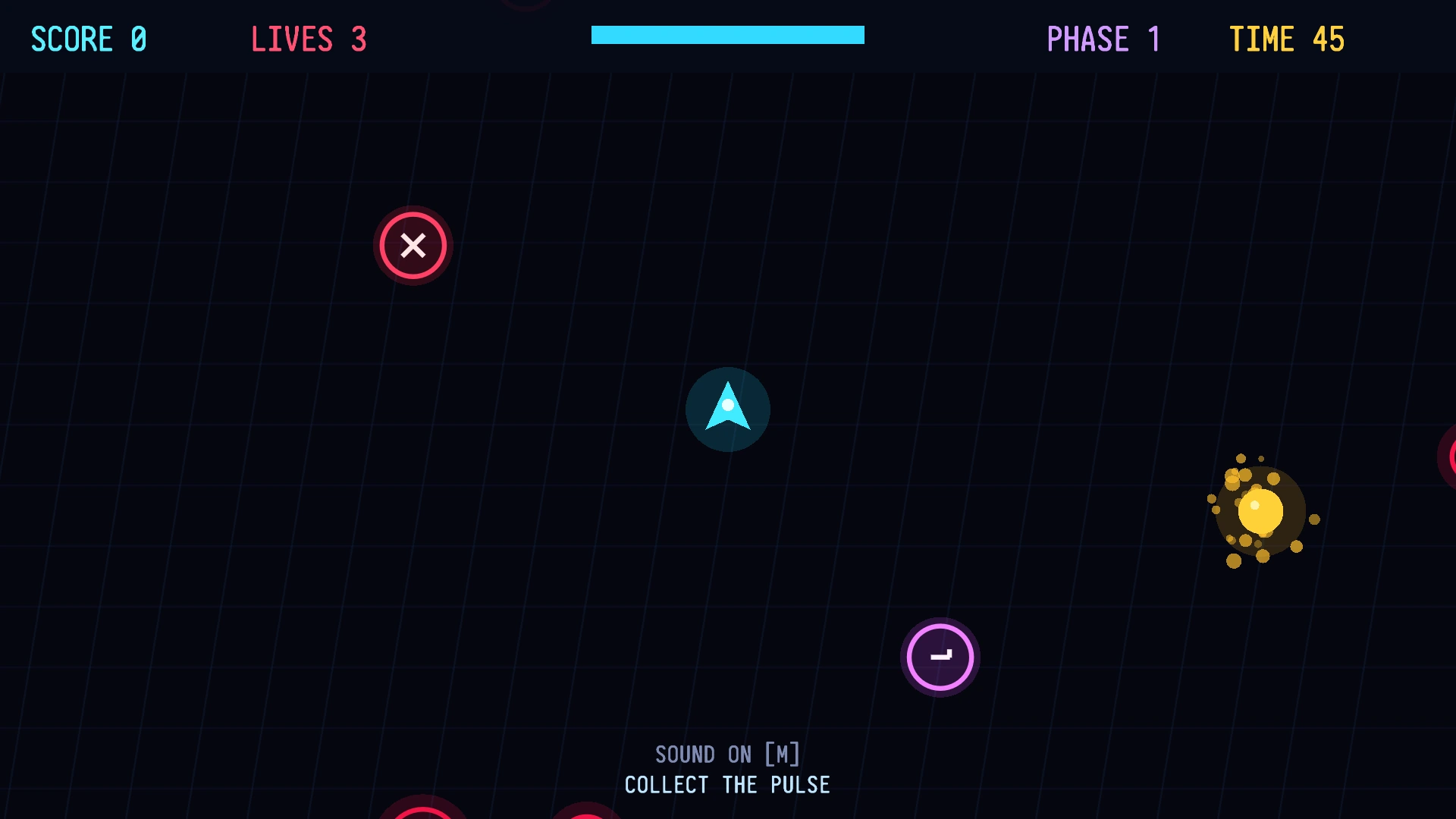 A real Neon Pulse game frame